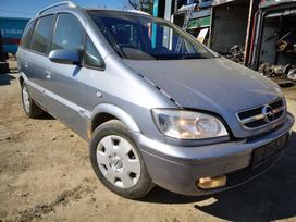 Opel Zafira for parts. Automobilis ardomas dalimis запасные части автомобил