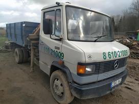 Mercedes-Benz 811, самосвалы с краном