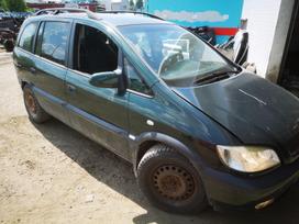 Opel Zafira for parts. Automobilis ardomas dalimis запасные части автомобил