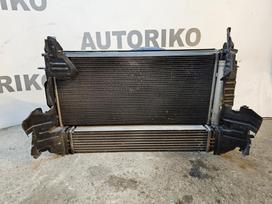 Opel Astra variklio aušinimo detalės
