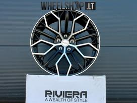 RIVIERA RV198 Matt Black Polished, light alloy, R22
