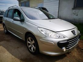 Peugeot 307 по частям. Automobilis ardomas dalimis запасные части автомобил