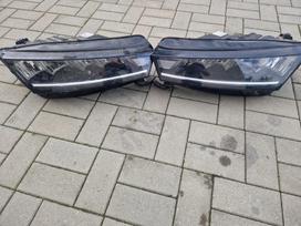 Skoda Octavia Europiniai zibintai ir kitos dalys nuotraukose