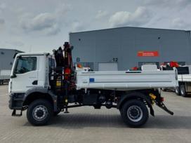 MAN TGM 18.320, самосвалы с краном