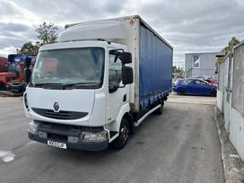 Renault Midlum 180, bortiniai su užuolaidomis