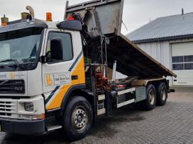 Volvo FM340, savivarčiai su kranu
