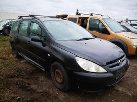 Peugeot 307 rezerves daļās. Automobilis ardomas dalimis запасные части авто