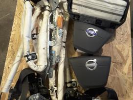 Volvo V60 drošības spilveni, drošības jostas