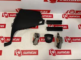 Cadillac CTS, 23196337 23196347 23192140 23192139 23435780, dashboard, airbags, seat belts