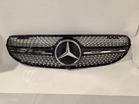 Mercedes-Benz GLC klasė Glc facelift diamond grotos tinka tik paprastam bamperiui netin