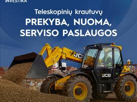 JCB KRAUTUVU NUOMA / REMONTAS, самоходные погрузчики