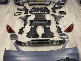 Mercedes-Benz S klasė bamperiai, žibintai, apdailos grotelės