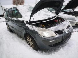 Renault Scenic по частям. Automobilis ardomas dalimis запасные части автомобил