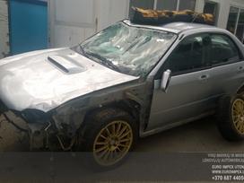 Subaru Impreza WRX dalimis. Automobilis ardomas dalimis запасные части автомобиля