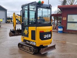 JCB 15C-1, mini ekskavatoriai