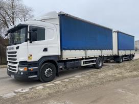 Scania R450, bortu ar aizkariem