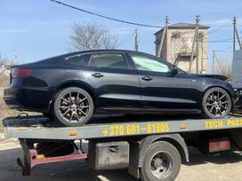 Audi A5 Sportback dalimis. Oda bang olufsen juodos lubos variklio kodas c