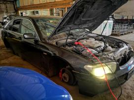 BMW 7 serija for parts. Automobilis ardomas dalimis запасные части автомобил