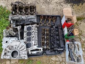 BMW 320, B47D20b, pistons, engine block, cylinder head