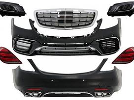Mercedes-Benz S klasė dalimis. Mercedes s class w222 2017 tuning apdailos detales