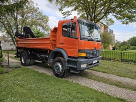 Mercedes-Benz Atego 1823, самосвалы с краном