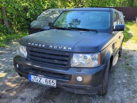 Land Rover Range Rover Sport Dalimis variklio defektas apklijuotas juoda matine plevele