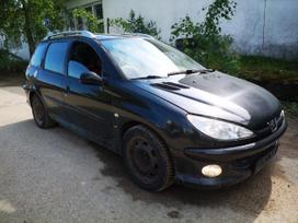 Peugeot 206 rezerves daļās. Automobilis ardomas dalimis запасные части авто