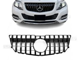 Mercedes-Benz GLK klasė Mercedes glk x204 priekinės grotelės panamericana gt r juodos b