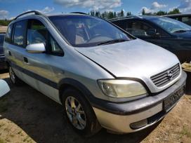 Opel Zafira for parts. Automobilis ardomas dalimis запасные части автомобил