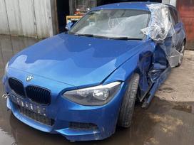 BMW 120 Bmw 120d f20 135kw n47 mechanika spalva estoril blau b45