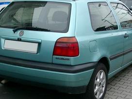 Volkswagen Golf dalimis. Pigios kėbulo dalys žibintai radiatoriai tel 8 698 3