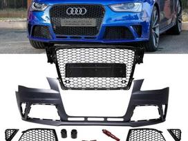 Audi A4 Rs4 difuzoriai su antgaliais tinka papratam bamperiui priekini