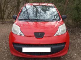 Peugeot 107, KJH, for parts. Raudona kjh bamperis p bamperis g kapotas balta