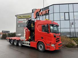 Scania 8x4, с краном