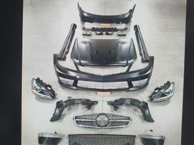 Mercedes-Benz C klasė Amg apdailos 07 18m bamperiai spoileriai slenksciai galim