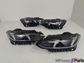 BMW 4 serija Bmw 4 g22 23 26 lci priekiniai žibintai komplektas led ahl ori