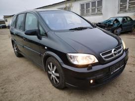 Opel Zafira for parts. Automobilis ardomas dalimis запасные части автомобил