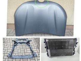Renault Austral, 21457L540A 921004120R 631007569R, Sparnas r kapotas traversas radiatoriu komplektas