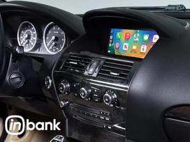 BMW 6 serija Carplay android auto modulis e63 e64 ccc cic evo sistemoms