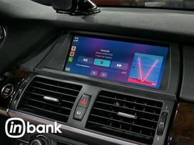 BMW X6 Carplay android auto modulis e71 ccc cic sistemoms wireless