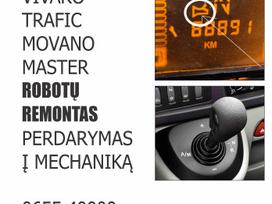 Renault Trafic по частям. Dezes perdarymas is automato i mechanika automatine p