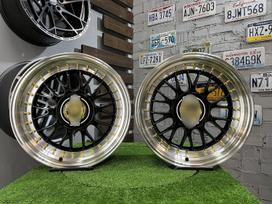 Autowheels BBS LM style BMW Audi MB Black, lengvojo lydinio, R17