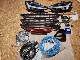 Volvo XC60, 32286570, mirrors, lights, front grill