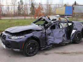 BMW M3 dalimis. G80 lci xdrive ardomas dalimis platus naudotų ori