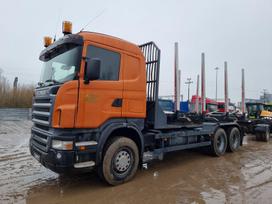 Scania R 580, medienvežiai (miškavežiai)