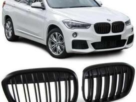 BMW X1 Nauji šoniniai slenksčiai x1 f48 modeliui groteles m style juo