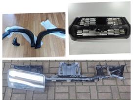 Toyota Hilux, PC4030K019 PC4030K017 PC4030K016   53111YY100 , Apvadas galinis l 120 apvadas priekis l trumpas 50 halogeno