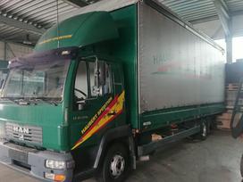 MAN 12.220, dropside with curtains
