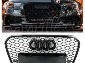 Audi A6, RS6 Style Black Edition, Complete a6 rs6 c7 style black edition front bumper grille k