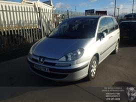 Peugeot 807 dalimis. Automobilis ardomas dalimis:
запасные част